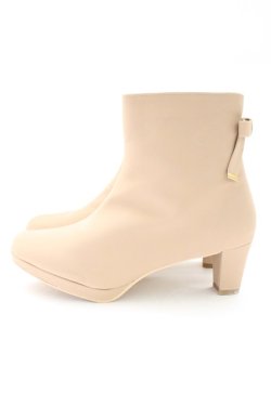 画像4: F&A / バックリボンプレーンブーツ L ピンクベージュ T-25-12-29-004-LO-SH-SA-ZT