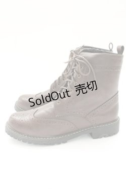 画像3: F i.n.t / ウイングチップワークブーツ L ブラウン T-25-12-29-005-CA-SH-SA-ZT