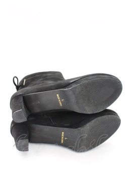 画像4: F&A / バックリボンプレーンブーツ L ブラック T-25-12-29-006-LO-SH-SA-ZT