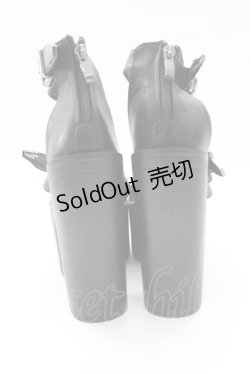 画像2: NieR CLOTHING / ヒールサンダル 36 ブラック T-25-12-29-002-PU-SH-SA-ZTK027