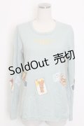 PINK HOUSE / クリスマスクマ長袖Tシャツ M ミント T-25-12-31-001-LO-TS-SA-ZT439