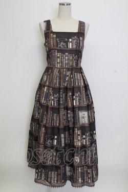 画像1: Avenue Denfer / 本棚ジャンパースカート S ブラウン T-25-12-31-015-LO-OP-SA-ZT