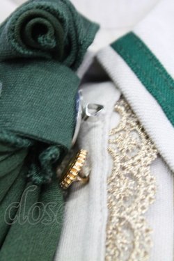 画像6: Miss Point / バイオリン刺繍長袖ワンピース M グリーン T-25-12-31-016-0-OP-SA-ZT