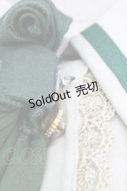 画像6: Miss Point / バイオリン刺繍長袖ワンピース M グリーン T-25-12-31-016-0-OP-SA-ZT