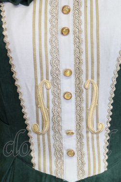 画像7: Miss Point / バイオリン刺繍長袖ワンピース M グリーン T-25-12-31-016-0-OP-SA-ZT