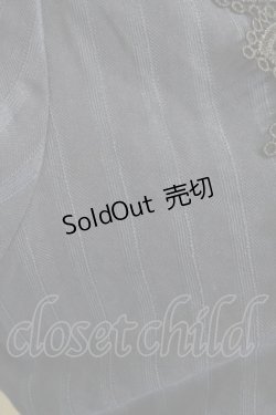 画像9: Miss Point / 立ち襟ビジュージャボ付きストライプワンピース  ネイビーＸ黒 T-25-12-31-017-0-OP-SA-ZT