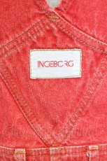 画像3: INGEBORG / サス付きデニムスカート  レッド T-25-12-31-020-LO-SK-SA-ZT447 (3)