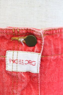 画像5: INGEBORG / サス付きデニムスカート  レッド T-25-12-31-020-LO-SK-SA-ZT