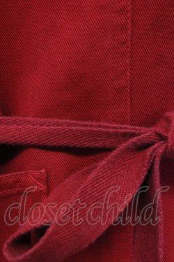 画像3: PINK HOUSE / ロゴpt&刺繍ワッペンジャンパースカート  レッド T-25-12-31-021-LO-OP-SA-ZT