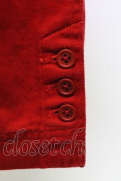 画像5: PINK HOUSE / ロゴpt&刺繍ワッペンジャンパースカート  レッド T-25-12-31-021-LO-OP-SA-ZT