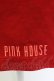 画像6: PINK HOUSE / ロゴpt&刺繍ワッペンジャンパースカート  レッド T-25-12-31-021-LO-OP-SA-ZT (6)