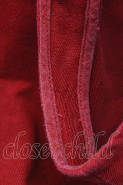 画像8: PINK HOUSE / ロゴpt&刺繍ワッペンジャンパースカート  レッド T-25-12-31-021-LO-OP-SA-ZT