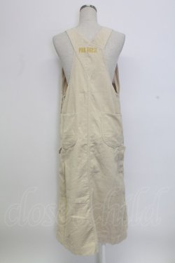 画像2: PINK HOUSE / コーデュロイオーバーオールジャンパースカート  ベージュ T-25-12-31-023-LO-OP-SA-ZT