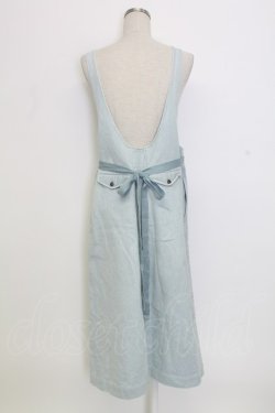 画像2: PINK HOUSE / かおくまワッペンデニムワンピース  ライトブルー T-25-12-31-024-LO-OP-SA-ZT
