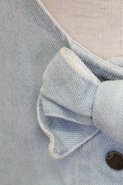 画像6: PINK HOUSE / かおくまワッペンデニムワンピース  ライトブルー T-25-12-31-024-LO-OP-SA-ZT