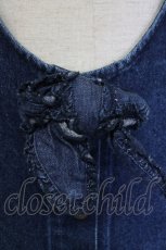 画像9: PINK HOUSE / テリア刺繍&ワッペンジャンパースカート  インディゴ T-25-12-31-026-LO-OP-SA-ZT567 (9)