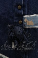 画像12: PINK HOUSE / テリア刺繍&ワッペンジャンパースカート  インディゴ T-25-12-31-026-LO-OP-SA-ZT567 (12)