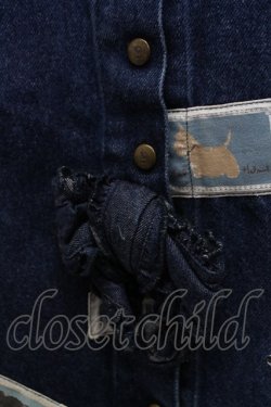 画像12: PINK HOUSE / テリア刺繍&ワッペンジャンパースカート  インディゴ T-25-12-31-026-LO-OP-SA-ZT
