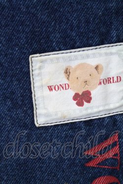 画像9: WONDERFUL WORLD / テディベアワッペンジャンパースカート  インディゴ T-25-12-31-027-LO-OP-SA-ZT