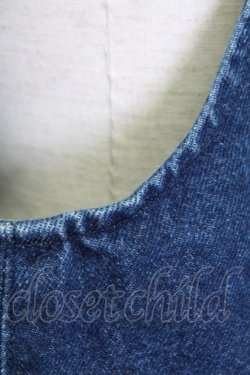 画像12: WONDERFUL WORLD / テディベアワッペンジャンパースカート  インディゴ T-25-12-31-027-LO-OP-SA-ZT