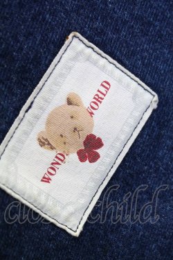 画像14: WONDERFUL WORLD / テディベアワッペンジャンパースカート  インディゴ T-25-12-31-027-LO-OP-SA-ZT
