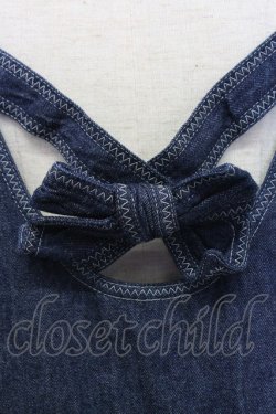 画像3: PINK HOUSE / デニムリボンジャンパースカート  インディゴ T-25-12-31-028-LO-OP-SA-ZT