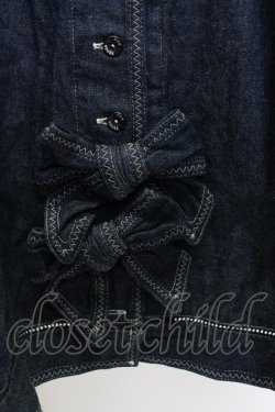 画像6: PINK HOUSE / デニムリボンジャンパースカート  インディゴ T-25-12-31-028-LO-OP-SA-ZT