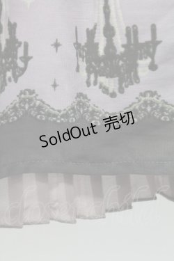 画像3: axes femme / シャンデリア柄スカート  ラベンダーＸ黒 T-25-12-31-031-AX-SK-SA-ZT