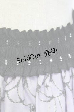 画像4: axes femme / シャンデリア柄スカート  ラベンダーＸ黒 T-25-12-31-031-AX-SK-SA-ZT