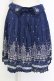 画像1: axes femme / イルミネーション柄スカート  ネイビー T-25-12-31-032-AX-SK-SA-ZT (1)