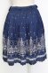 画像2: axes femme / イルミネーション柄スカート  ネイビー T-25-12-31-032-AX-SK-SA-ZT (2)
