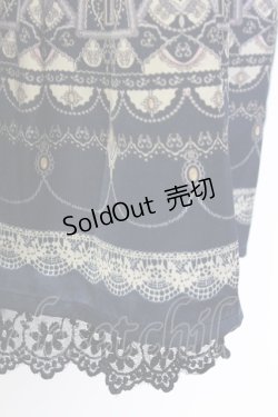 画像5: axes femme / イルミネーション柄スカート  ネイビー T-25-12-31-032-AX-SK-SA-ZT