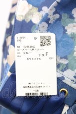 画像5: axes femme / ローズリース柄スカート  ブルー T-25-12-31-033-AX-SK-SA-ZT567 (5)