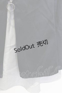 画像4: axes femme / チャイナ刺繍ジップ付スカート  ネイビー T-25-12-31-034-AX-SK-SA-ZT