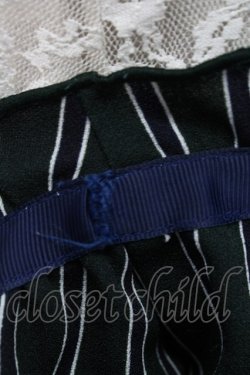 画像5: axes femme / レース切替レジメカットプルオーバー  グリーンＸアイボリー T-25-12-31-005-AX-TO-SA-ZT