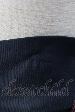 画像5: axes femme / チャイナ刺繍ジップ付スカート  ネイビー T-25-12-31-034-AX-SK-SA-ZT