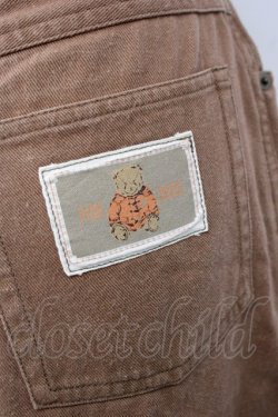 画像3: PINK HOUSE / クマワッペン散らしチノスカート  ブラウン T-25-12-31-036-LO-SK-SA-ZT