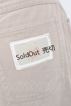 画像3: PINK HOUSE / クマワッペン散らしチノスカート  ブラウン T-25-12-31-036-LO-SK-SA-ZT