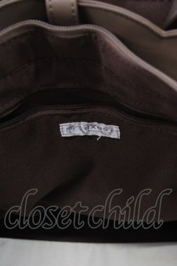 画像4: axes femme / 編み上げファーバッグ  ブラウン T-25-12-31-039-AX-BG-SA-ZT