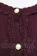 画像6: axes femme / オーナメント刺繍ニットカーディガン  ボルドー T-25-12-31-006-AX-TO-SA-ZT (6)