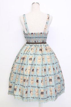 画像2: axes femme kawaii / フラッフィベアジャンスカ  サックス T-25-12-31-007-AX-OP-SA-ZT