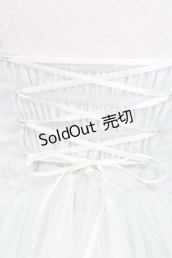 画像3: Mie Ye / 鈴蘭刺繍チュールサイド編み下げジャンパースカート  ミント T-25-12-31-008-0-OP-SA-ZT