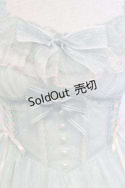 画像7: Mie Ye / 鈴蘭刺繍チュールサイド編み下げジャンパースカート  ミント T-25-12-31-008-0-OP-SA-ZT