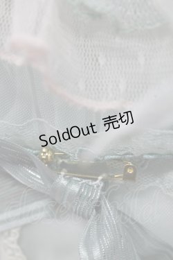 画像9: Mie Ye / 鈴蘭刺繍チュールサイド編み下げジャンパースカート  ミント T-25-12-31-008-0-OP-SA-ZT