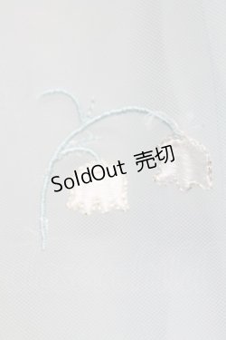 画像10: Mie Ye / 鈴蘭刺繍チュールサイド編み下げジャンパースカート  ミント T-25-12-31-008-0-OP-SA-ZT