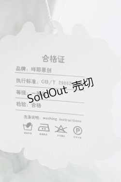 画像13: Mie Ye / 鈴蘭刺繍チュールサイド編み下げジャンパースカート  ミント T-25-12-31-008-0-OP-SA-ZT