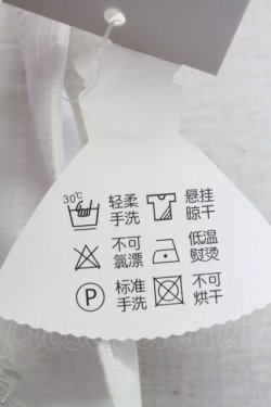 画像15: Avenue Denfer / ハイネックレース薔薇格子刺繍ワンピース S ラベンダーＸ白 T-25-12-31-011-LO-OP-SA-ZT