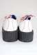画像2: YOSUKE / 厚底ラバーソール(ホワイトコンビ) 26CM 白Ｘ赤Ｘブラウン T-26-01-04-023-PU-SH-SA-ZT (2)