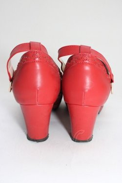 画像2: axes femme kawaii / リボンパンプス S ワイン T-26-01-04-024-AX-SH-SA-ZT