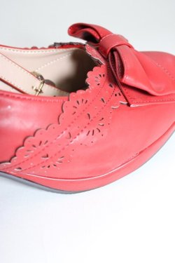 画像6: axes femme kawaii / リボンパンプス S ワイン T-26-01-04-024-AX-SH-SA-ZT